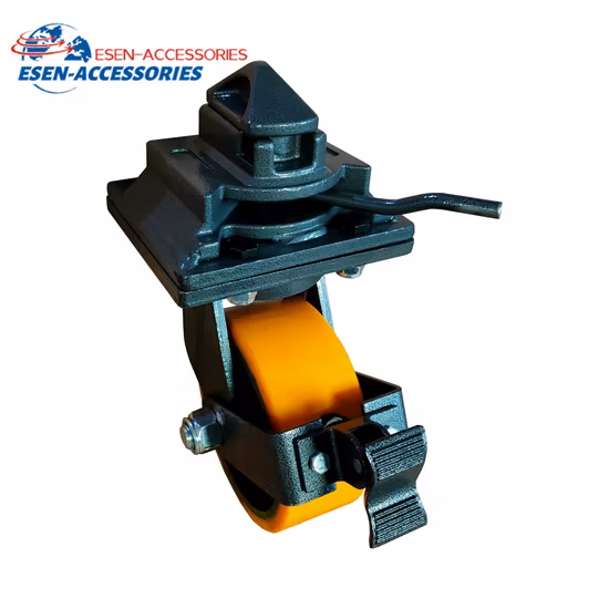 Normal Solid Twin Caster Wheels