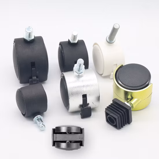 Furniture Office Chair Replacement Casters Twin Swivel Wheels Castors