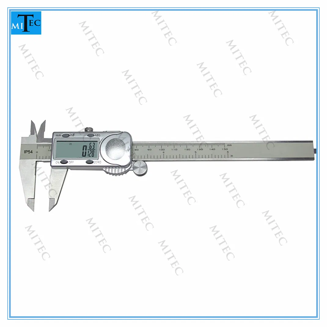 IP54 Inch Metric Fractional Digital Vernier Caliper 0